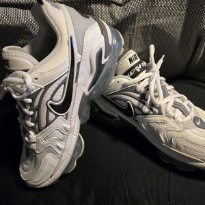 Nike VaporMax White and Gray Sneakers